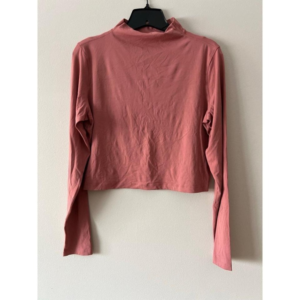 Lululemon All Aligned Mock Neck Long Sleeve Shirt Size 14